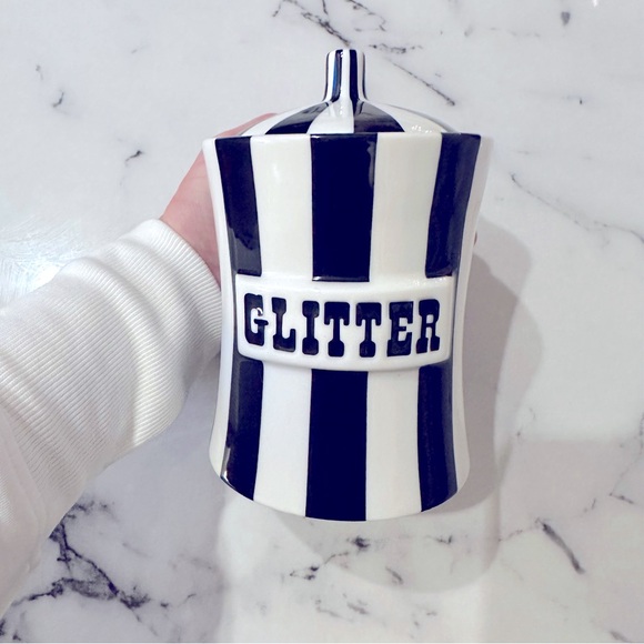 *Authentic* EUC Jonathan Adler Vice Glitter Canister - Picture 2 of 6